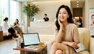 피부 노화를 걱정하는 3040 세대에게 인모드 시술은 어떤 원리와 효과를 가지고 있는지 설명하는 이미지