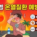폭염 온열질환에 대한 설명과, 예방법을 공유합니다