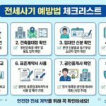 전세사기 예방법 체크리스트